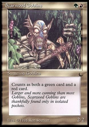 Scarwood Goblins (The Dark) Trading Card