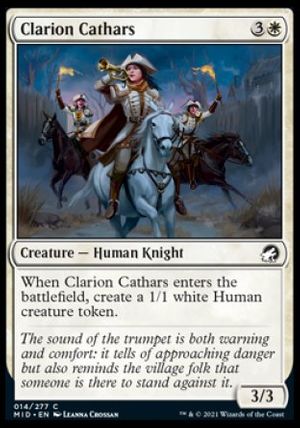 Clarion Cathars (Innistrad: Midnight Hunt)