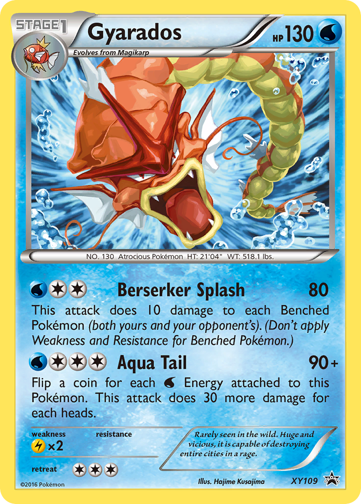 Gyarados (XY109) - XY Black Star Promos Pokémon Card