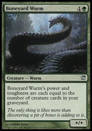 Boneyard Wurm (Innistrad) Trading Card