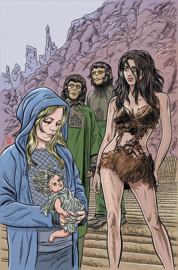 Planet Of The Apes Time Of Man #1 (Virgin Allred Variant)