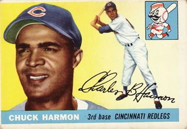 Chuck Harmon 1955 Topps #82 Sports Card