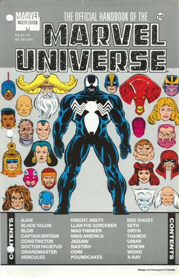 Official Handbook of the Marvel Universe Master Edition #10