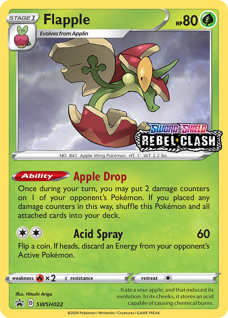 Flapple (SWSH022) - SWSH Black Star Promos Pokémon Card