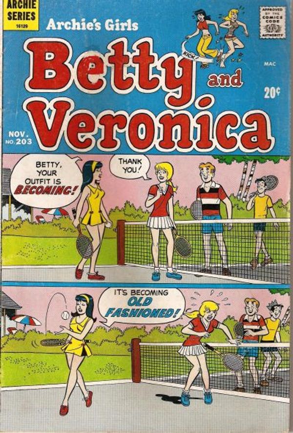 Archie's Girls Betty and Veronica #203