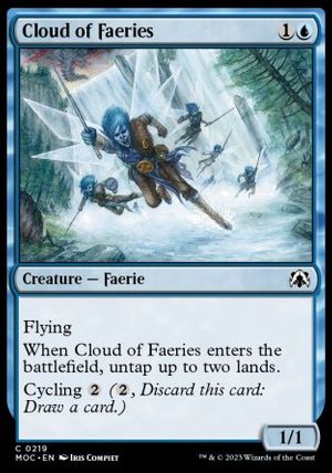 Cloud of Faeries (March of the Machine Commander Decks)