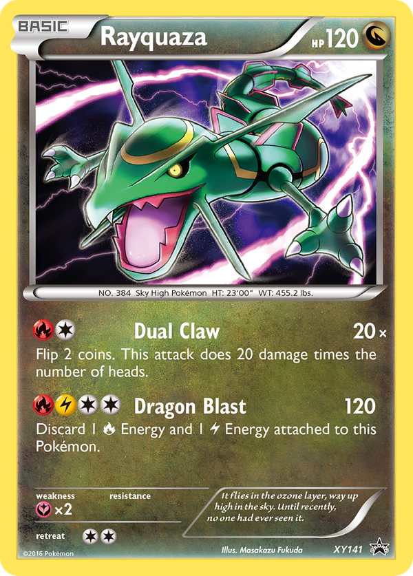 Rayquaza (XY141) - XY Black Star Promos