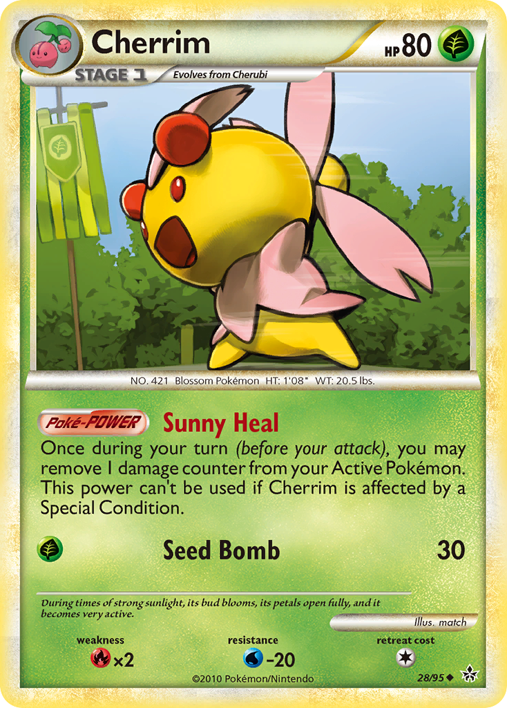 Cherrim (28/95) - HS—Unleashed Pokémon Card