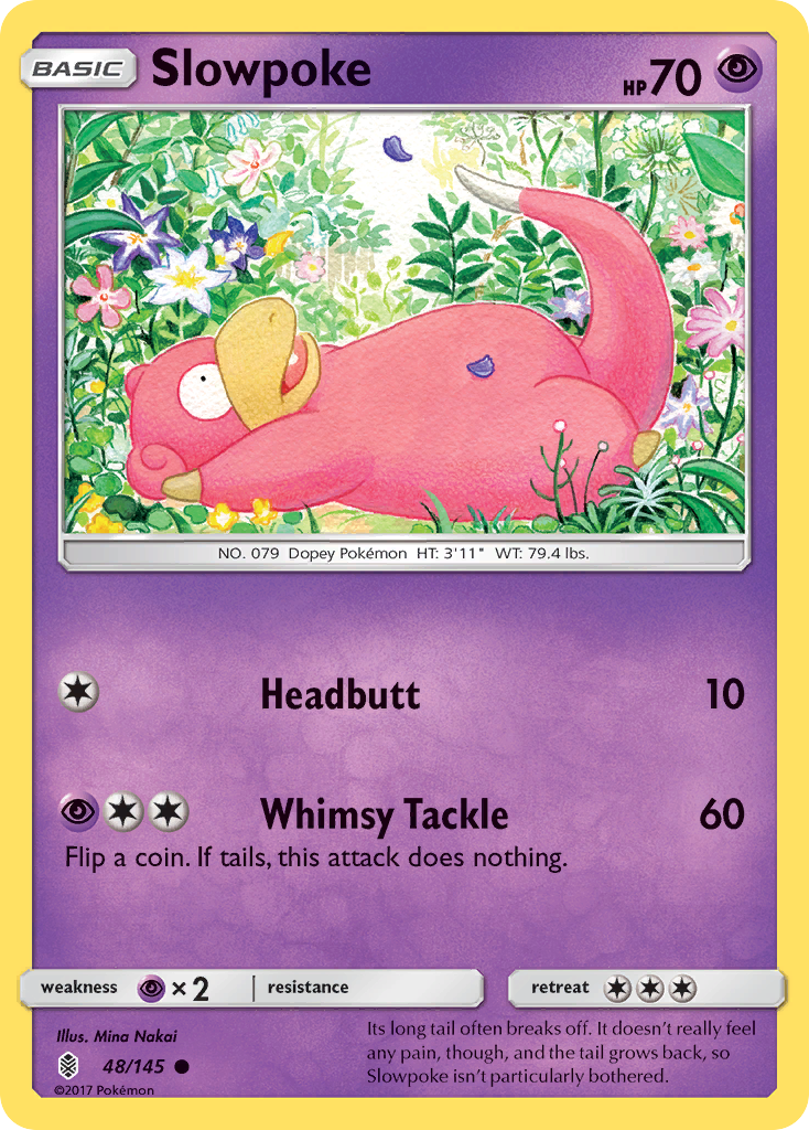 Slowpoke (48/145) - Guardians Rising Pokémon Card