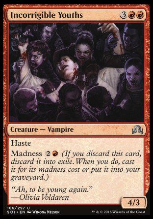 Incorrigible Youths (Shadows over Innistrad) Trading Card