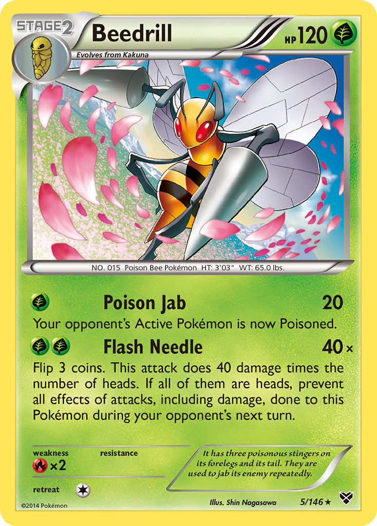 Beedrill (5/146) - XY Pokémon Card