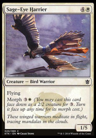 Sage-Eye Harrier (Khans of Tarkir) Trading Card