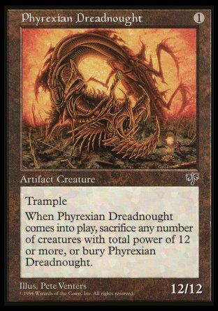 Phyrexian Dreadnought (Mirage) Trading Card