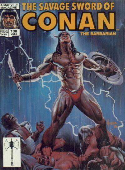 The Savage Sword of Conan #138 Comic