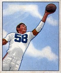 Mac Speedie 1950 Bowman #8 Sports Card