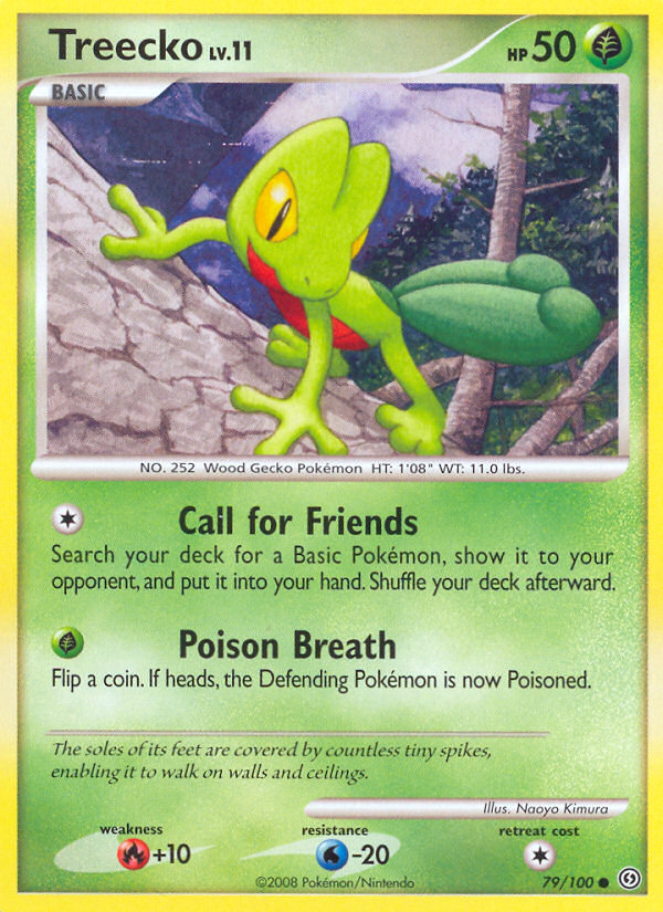 Treecko (79/100) - Stormfront Pokémon Card