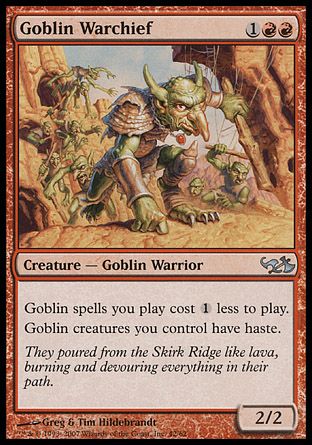 Goblin Warchief (Elves vs. Goblins) Trading Card