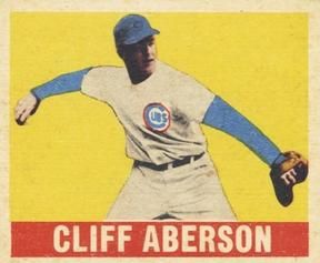 Cliff Aberson 1948 Leaf #136 Sports Card