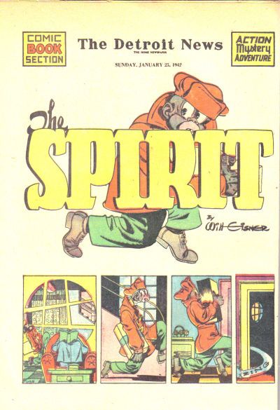 Spirit Section #1/25/1942 Comic