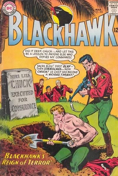 Blackhawk #206 Comic