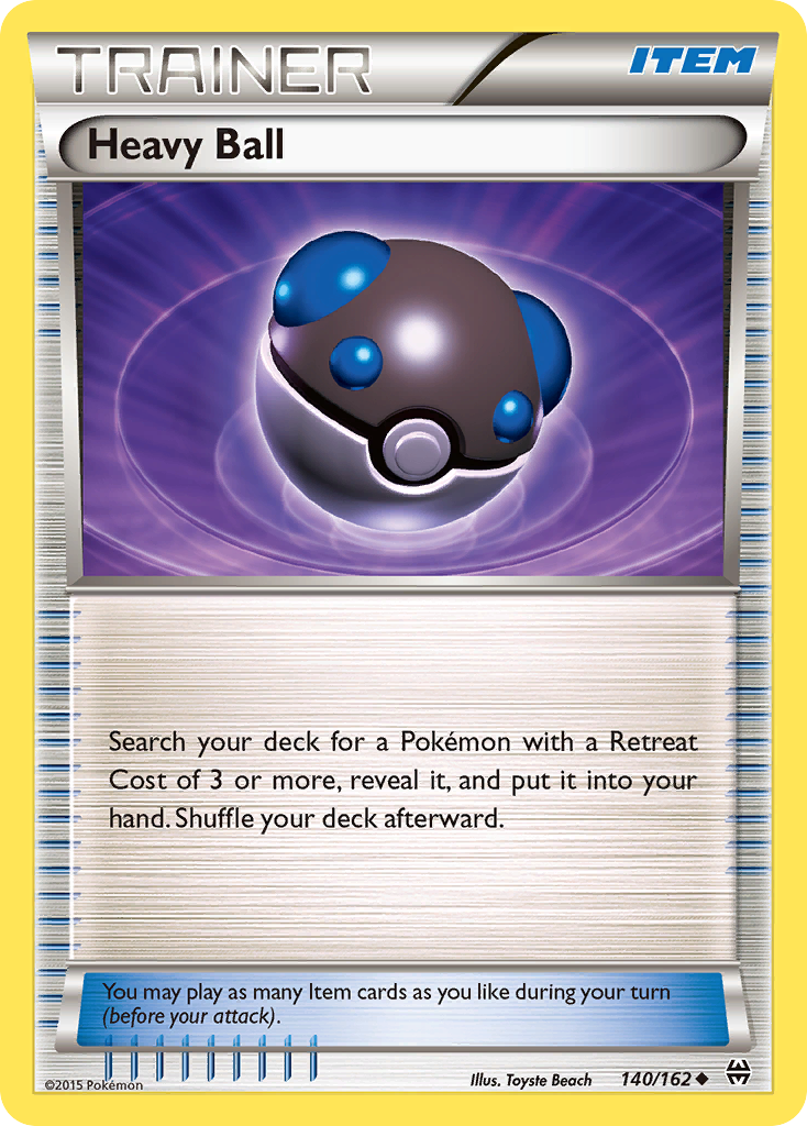 Heavy Ball (Trainer: Item) (140/162) - BREAKthrough Pokémon Card