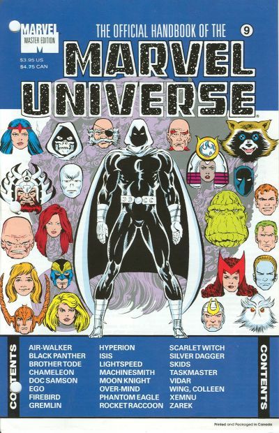 Official Handbook of the Marvel Universe Master Edition #9 Comic