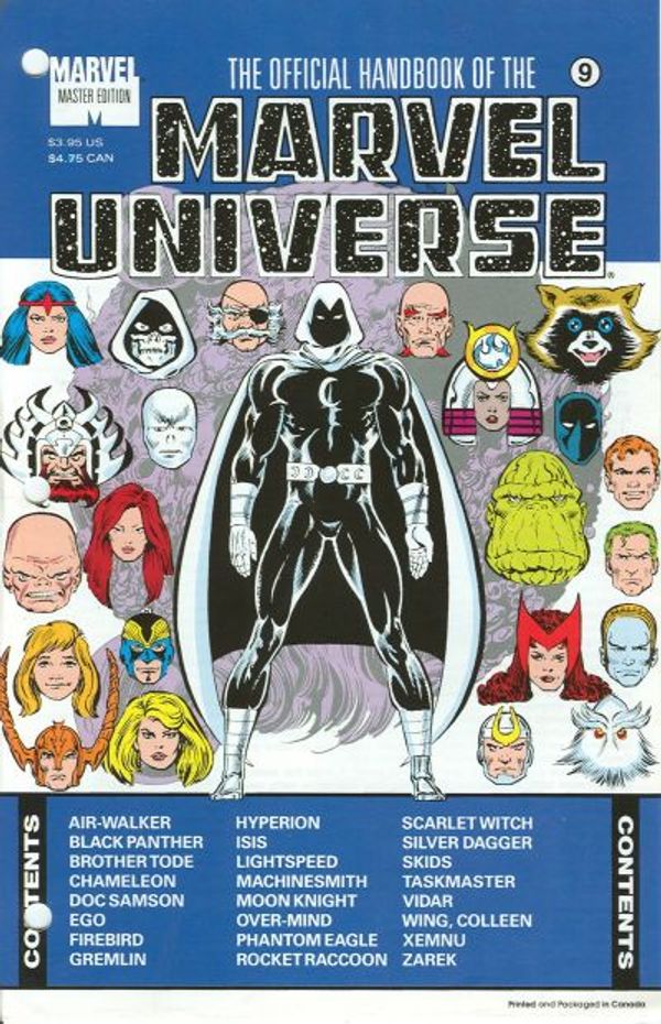Official Handbook of the Marvel Universe Master Edition #9