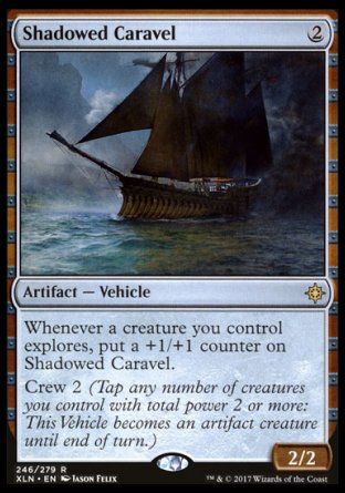 Shadowed Caravel (Ixalan) Trading Card