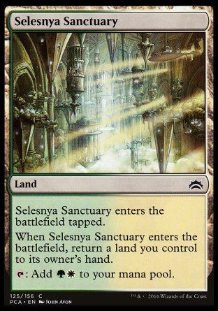 Selesnya Sanctuary (Planechase Anthology decks) Trading Card