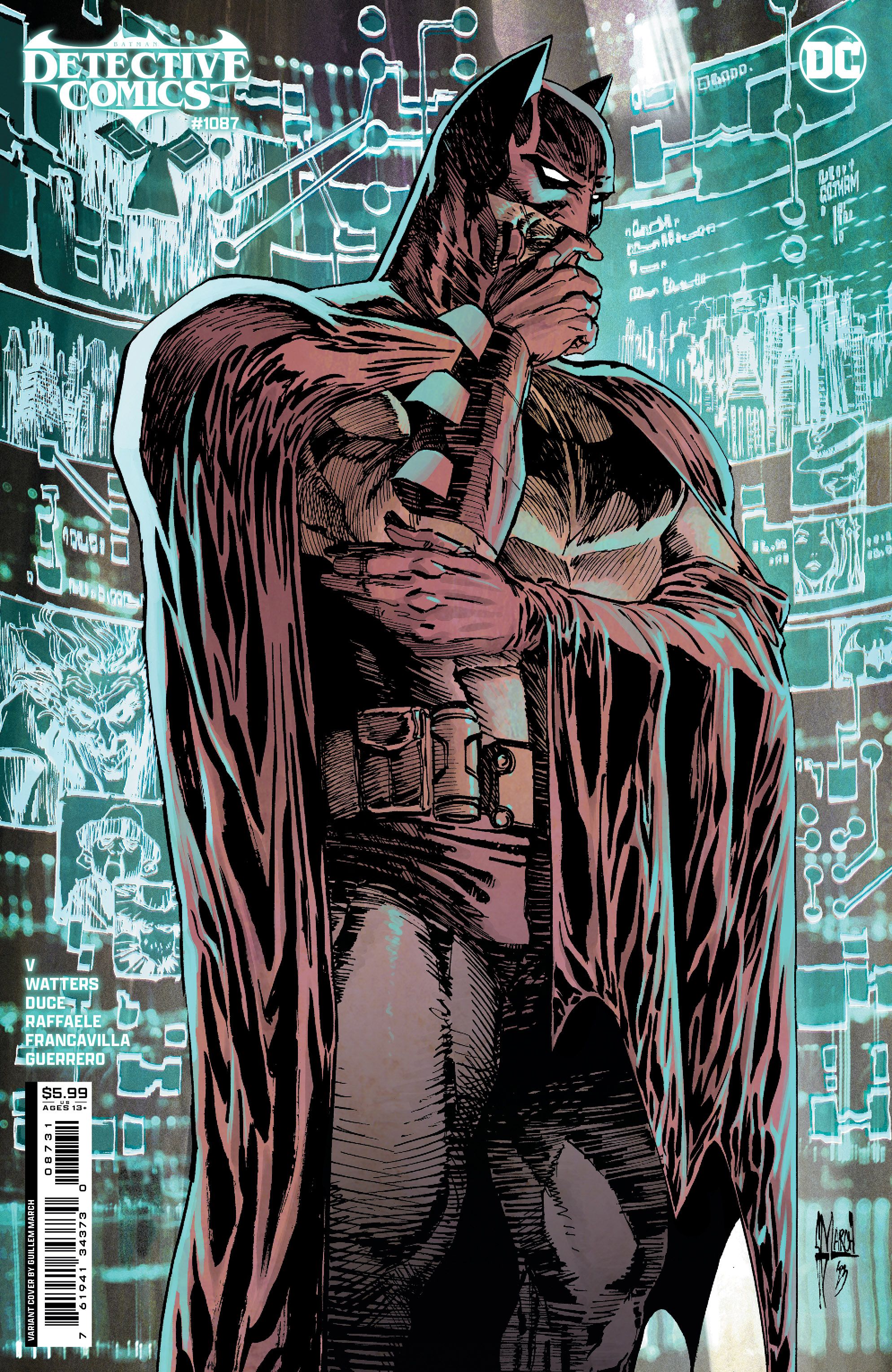 Detective Comics #1087 (Cvr C Guillem March Card Stock Variant) Comic