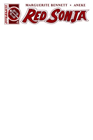 Red Sonja (Volume 3) #1 (Cover E Blank Authentix)