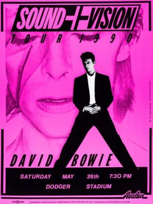 David Bowie Dodger Stadium 1990