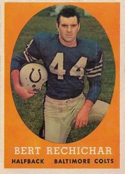 Bert Rechichar 1958 Topps #74 Sports Card