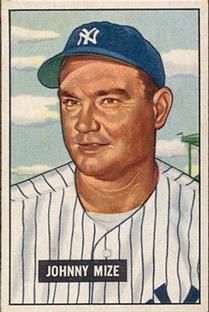 Johnny Mize 1951 Bowman #50 Sports Card