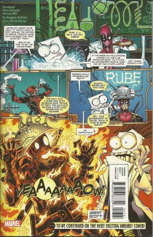 Deadpool #7 (Koblish Secret Comic Variant)