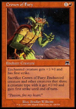 Crown of Fury (Onslaught) Trading Card