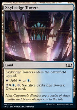 Skybridge Towers (Streets of New Capenna) Trading Card