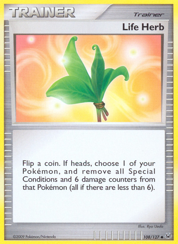 Life Herb (Trainer: Item) (108/127) - Platinum Pokémon Card