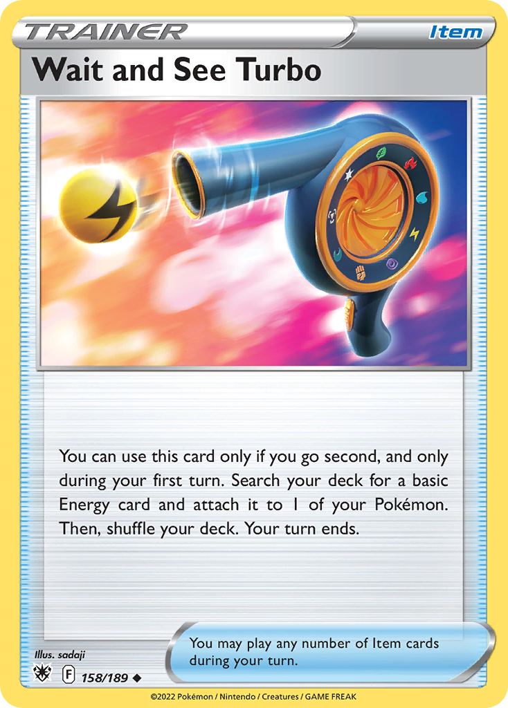 Wait and See Turbo (Trainer: Item) (158/189) - Astral Radiance Pokémon Card