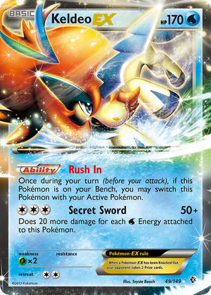 Keldeo EX (49/149) - Boundaries Crossed