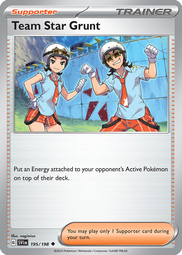 Team Star Grunt (195/198) - Scarlet & Violet Pokémon Card