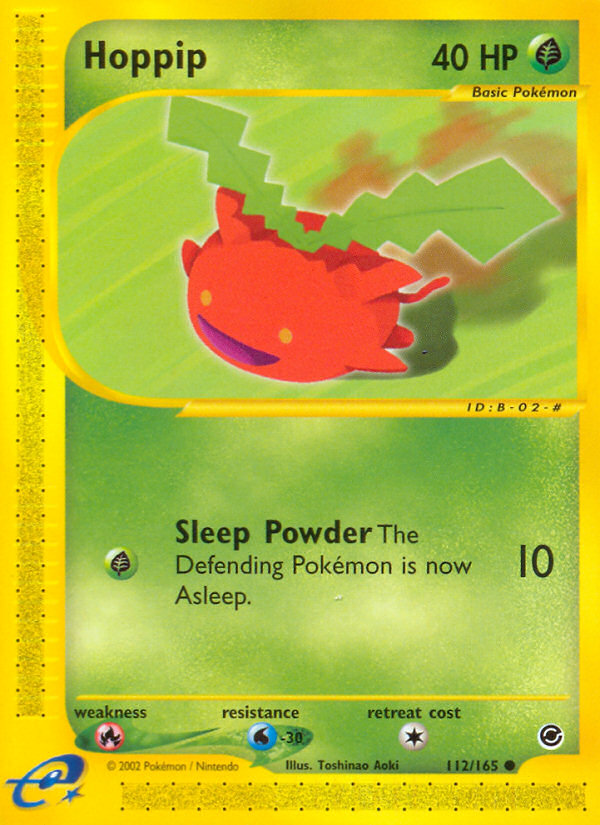 Hoppip (112/165) - Expedition Base Set Pokémon Card