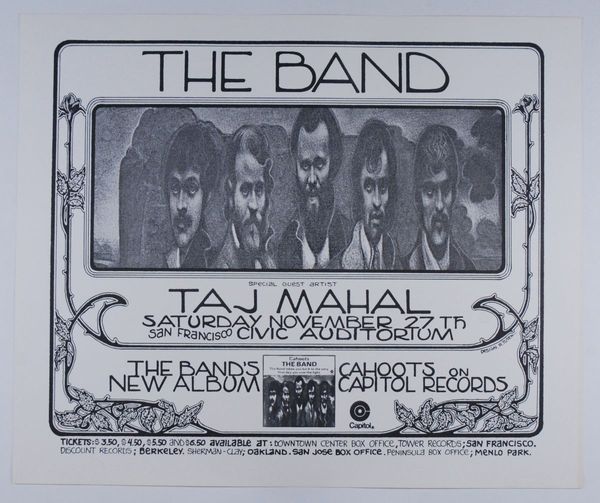 The Band San Francisco Civic Auditorium 1971