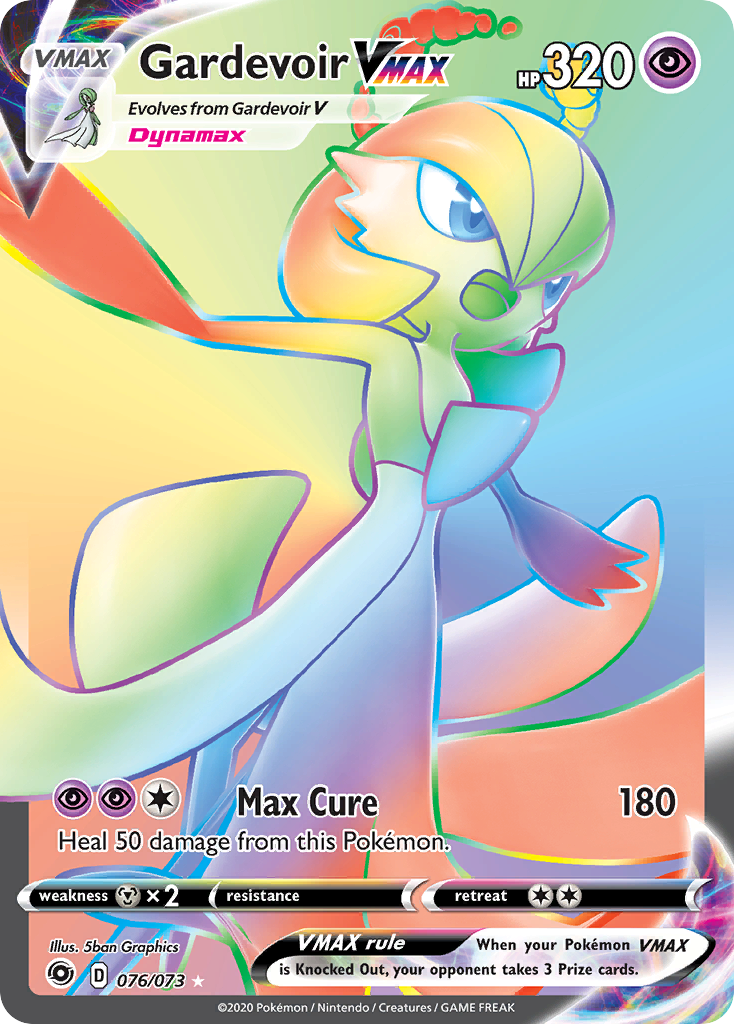 Gardevoir VMAX (76/73) - Champion's Path Pokémon Card