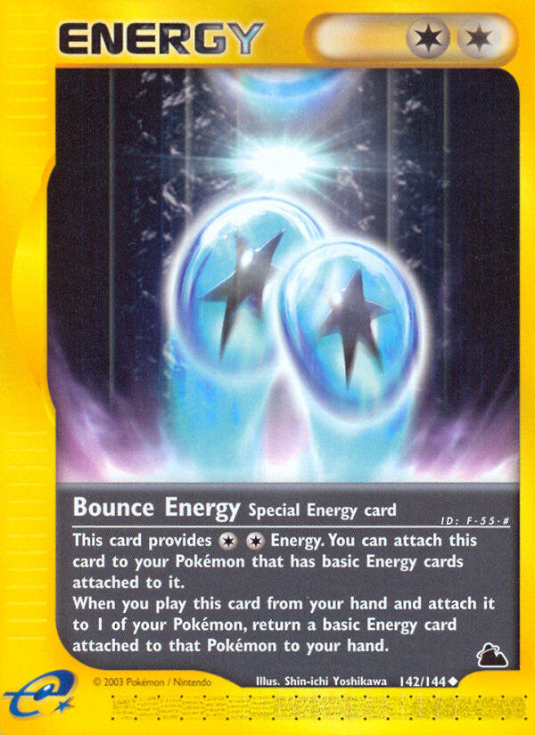 Bounce Energy (142/144) - Skyridge Pokémon Card