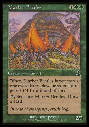 Marker Beetles (Urza's Destiny) Trading Card