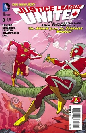 Justice League United #8 (Flash 75 Variant Cover)