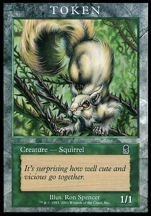 Squirrel (Player Rewards Tokens) Trading Card