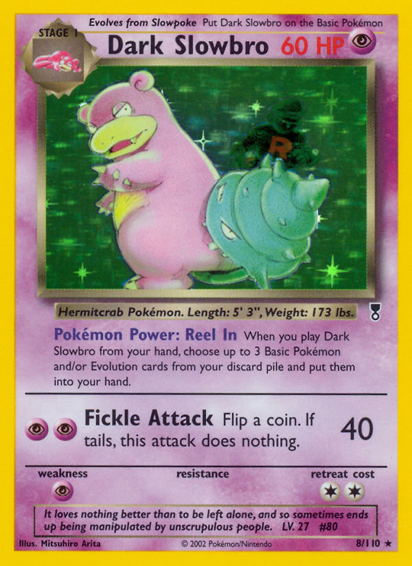 Dark Slowbro (8/110) - Legendary Collection Pokémon Card