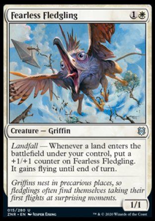 Fearless Fledgling (Zendikar Rising) Trading Card